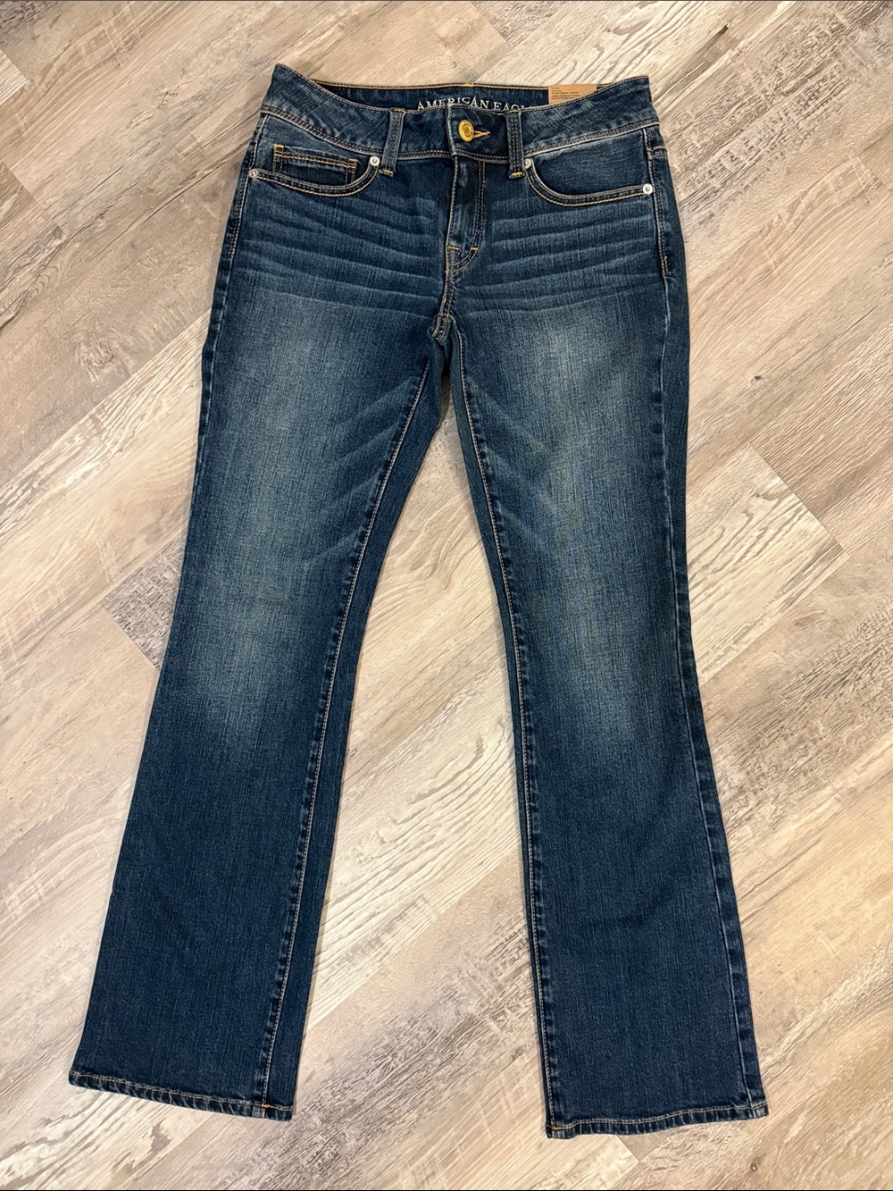 American Eagle Outfitters Women's Dark Indigo Bootcut Jeans